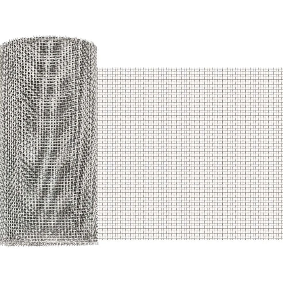 vidaXL Gaas Scherm 20 x 200 cm 8 Mesh RVS 201 Zilverkleurig