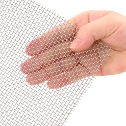 vidaXL Gaas Scherm 20 x 200 cm 8 Mesh RVS 201 Zilverkleurig
