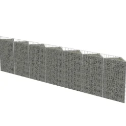 vidaXL Gabion mand 450x30x100 cm gegalvaniseerd staal