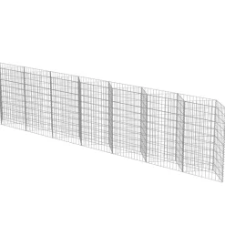 vidaXL Gabion mand 450x30x100 cm gegalvaniseerd staal