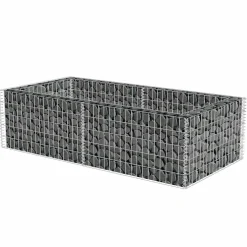 vidaXL Gabion plantenbak 180x90x50 cm gegalvaniseerd staal