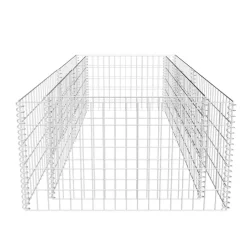 vidaXL Gabion plantenbak 180x90x50 cm gegalvaniseerd staal