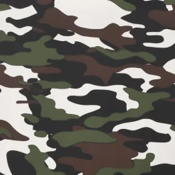 vidaXL gamestoel draaibaar met voetensteun kunstleer zwart&camouflage