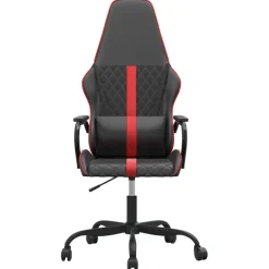 vidaXL Gamestoel kunstleer zwart en rood