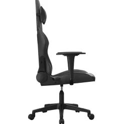 vidaXL Gamestoel kunstleer zwart