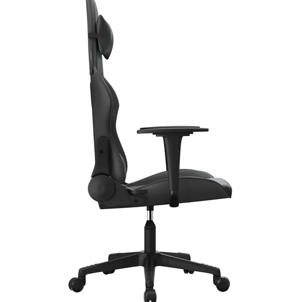 vidaXL Gamestoel kunstleer zwart