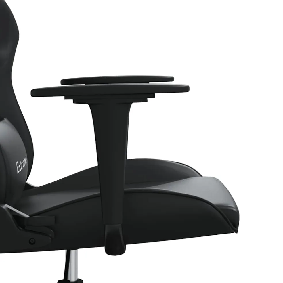 vidaXL Gamestoel kunstleer zwart
