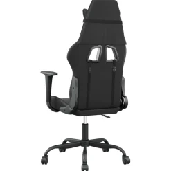 vidaXL Gamestoel kunstleer zwart