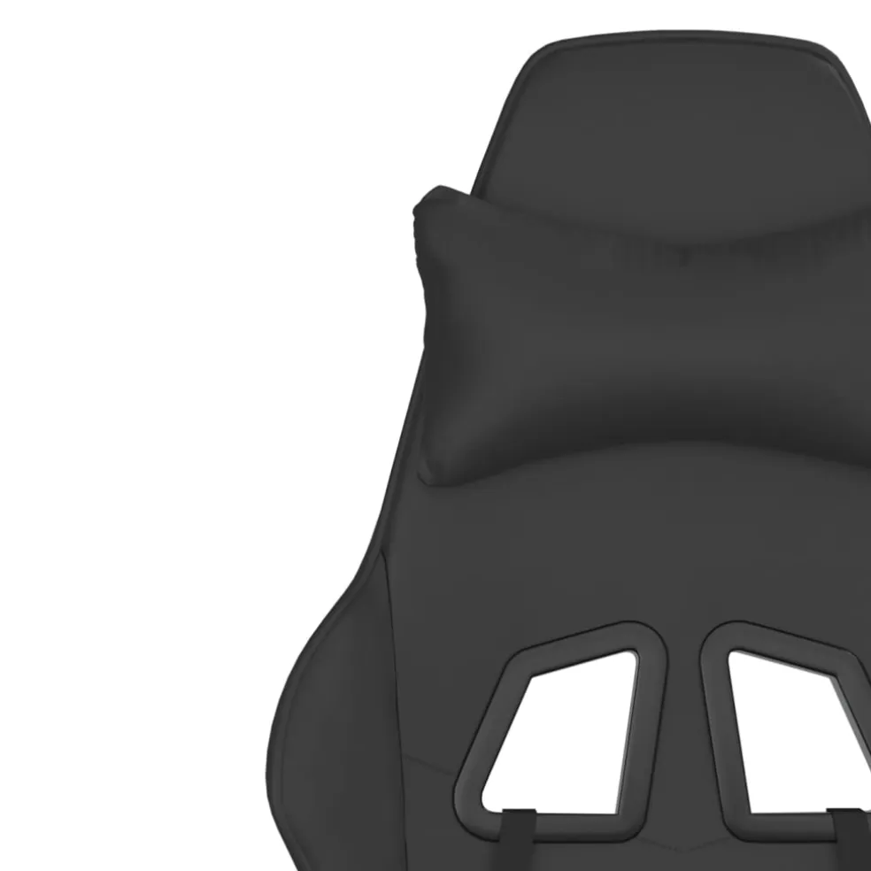 vidaXL Gamestoel kunstleer zwart