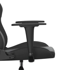 vidaXL Gamestoel kunstleer zwart