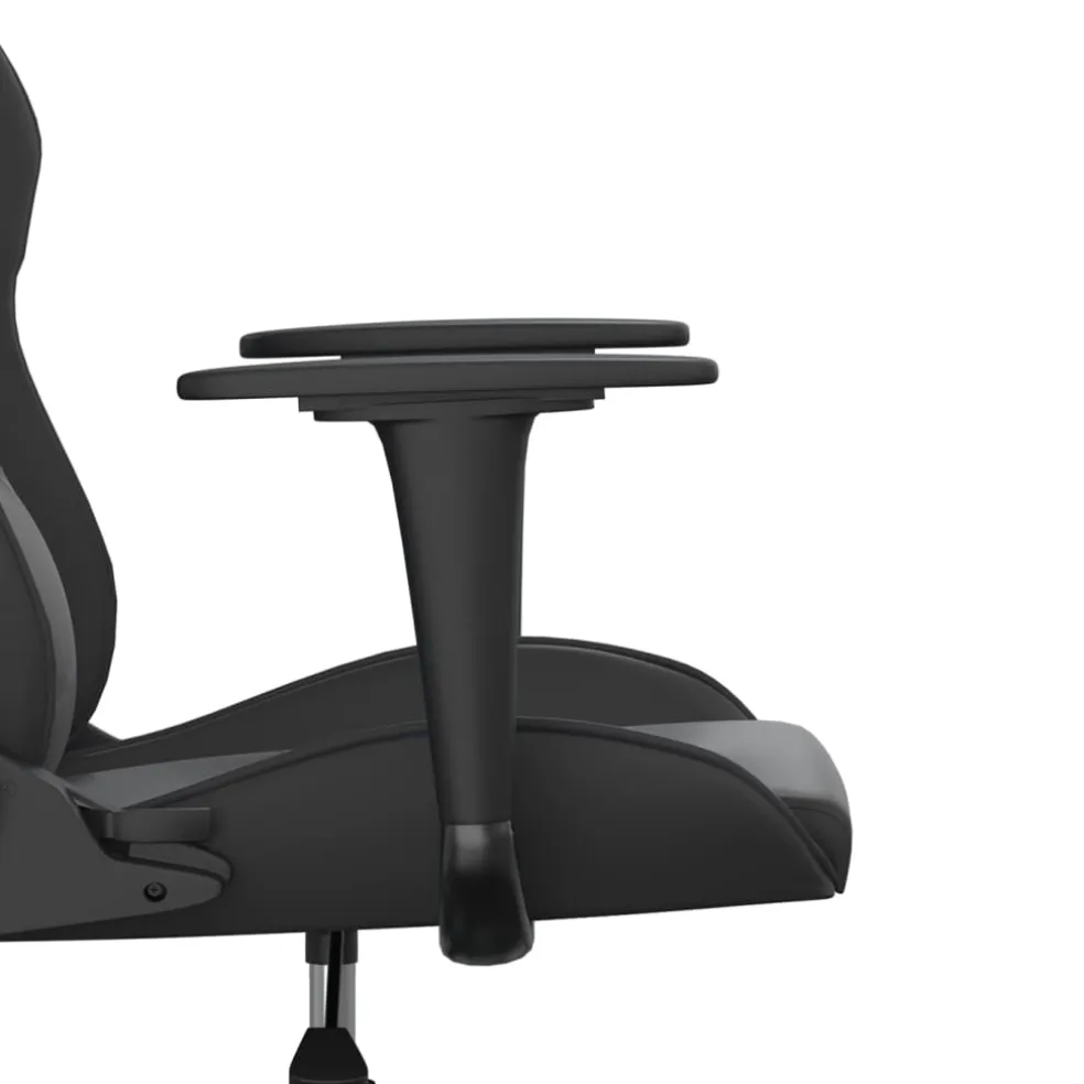 vidaXL Gamestoel kunstleer zwart
