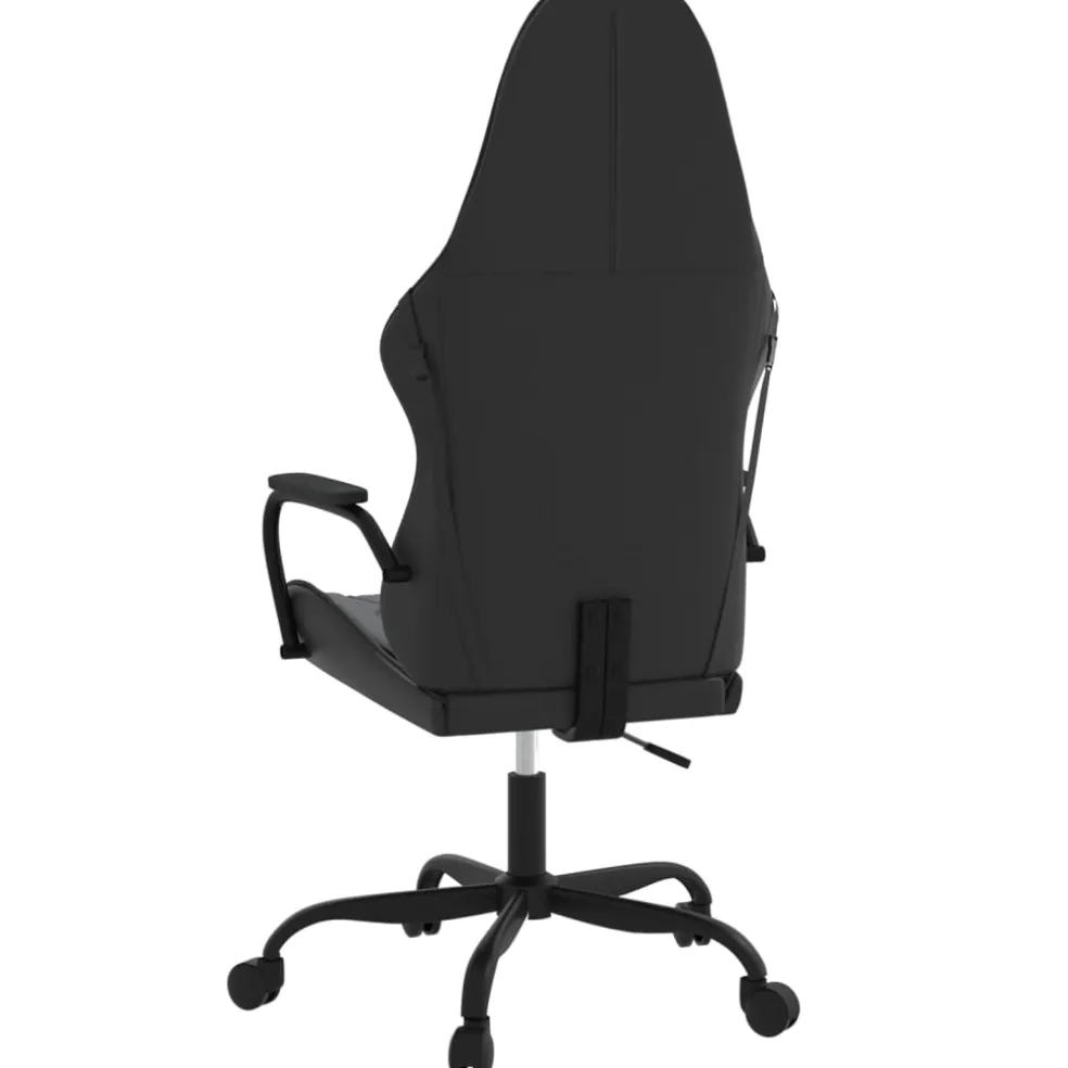 vidaXL Gamestoel kunstleer zwart