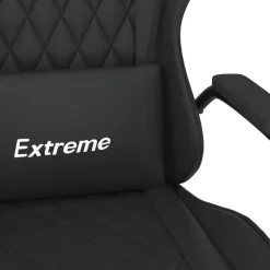 vidaXL Gamestoel kunstleer zwart