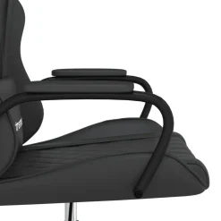 vidaXL Gamestoel kunstleer zwart