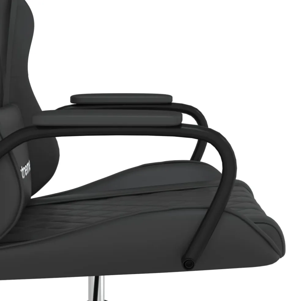 vidaXL Gamestoel kunstleer zwart
