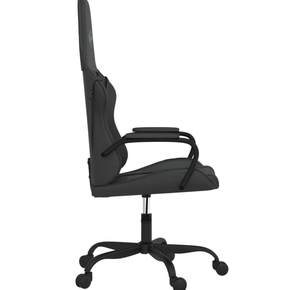 vidaXL Gamestoel kunstleer zwart