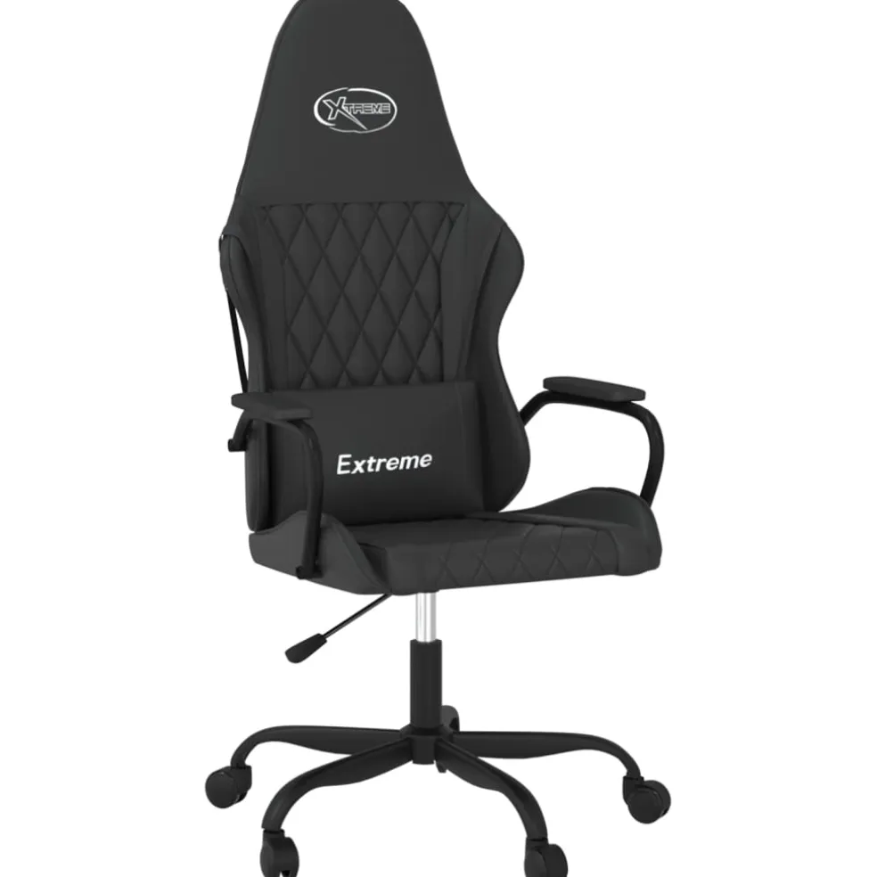 vidaXL Gamestoel kunstleer zwart