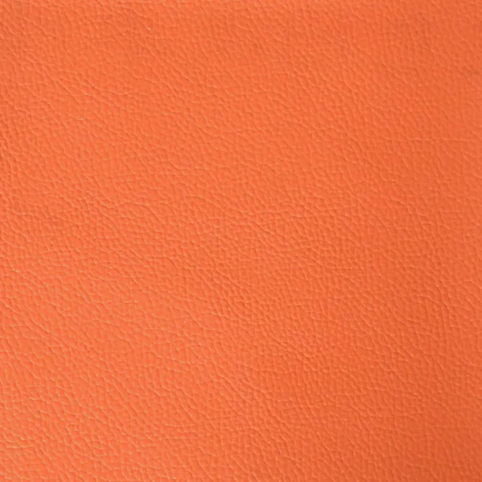 vidaXL Gamestoel met voetensteun kunstleer zwart en oranje