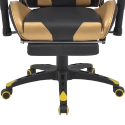 vidaXL Gaming Stoel Goud 70 x 71 x 136 cm Kunstleer