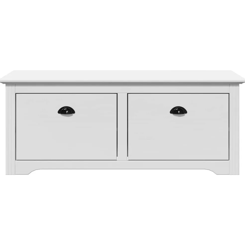 vidaXL Gangbank BODO 114x40x45 cm wit