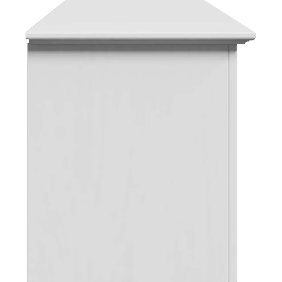 vidaXL Gangbank BODO 114x40x45 cm wit