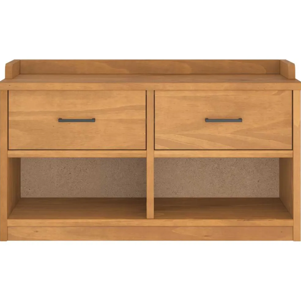 vidaXL Gangbankje SANDNES 87x40x50 cm massief grenenhout