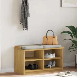 vidaXL Gangbankje SANDNES 87x40x50 cm massief grenenhout