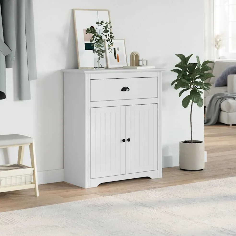 vidaXL Gangkast BODO 80x35x90 cm wit