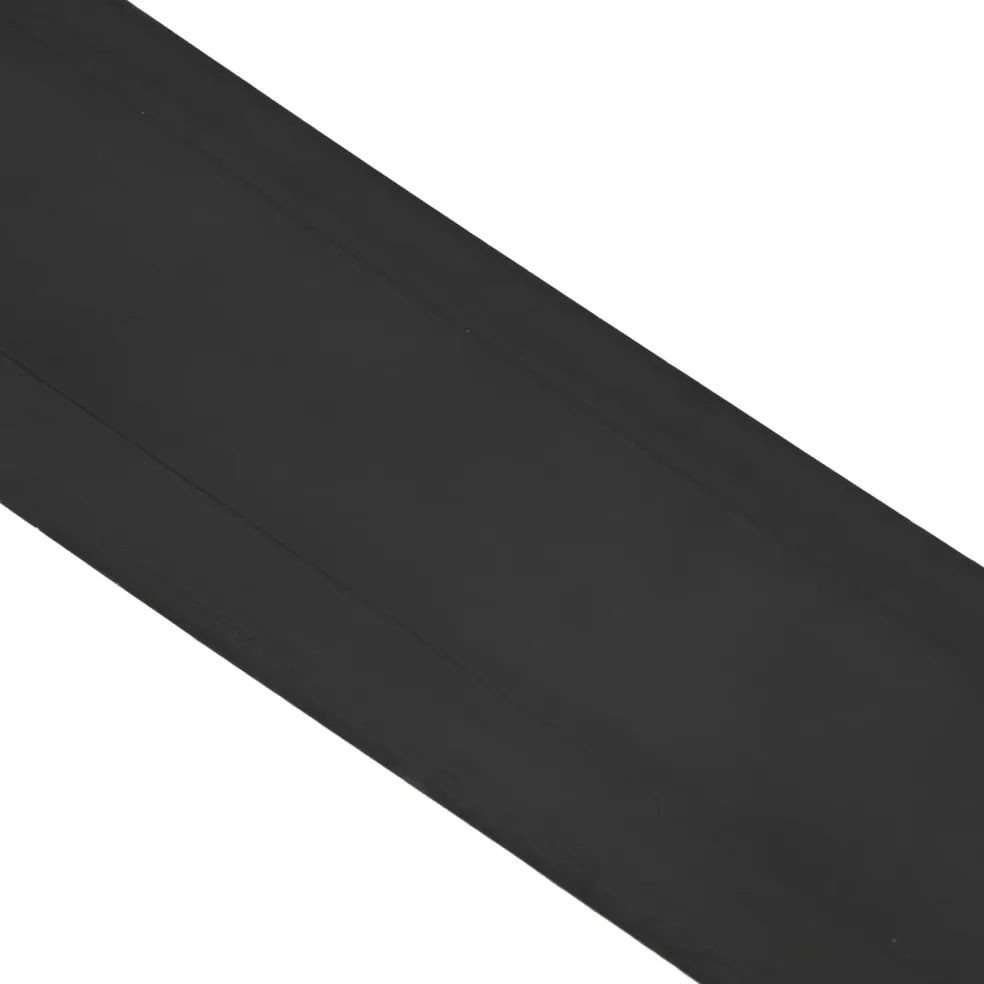 vidaXL Garage Deurafsluiting Zwart 52 x 2 mm 2,5 m PVC