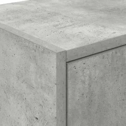 vidaXL Garagekasten 2 st bewerkt hout betongrijs