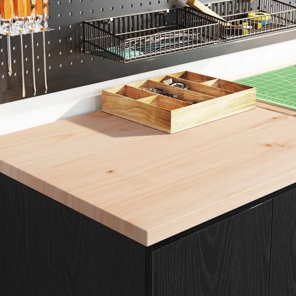 vidaXL Garagekasten 2 st spaanplaat zwart