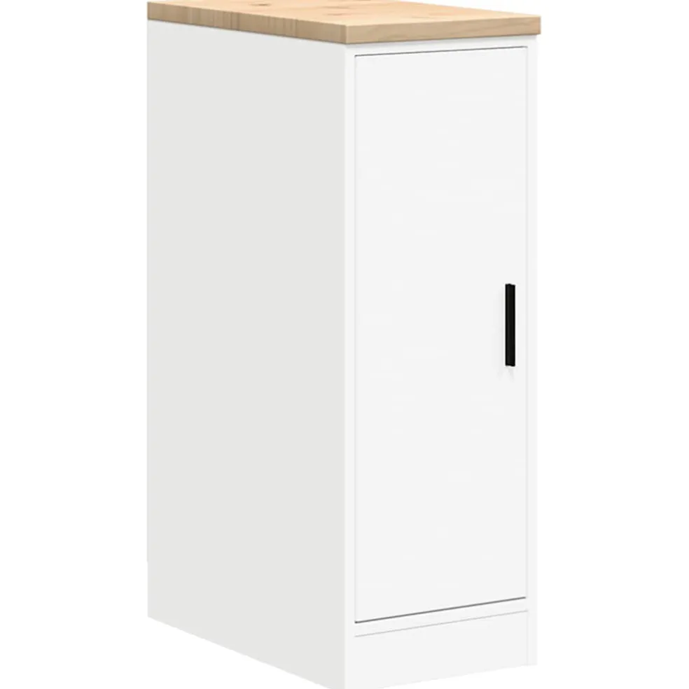 vidaXL Garagekasten 2 st spaanplaat wit