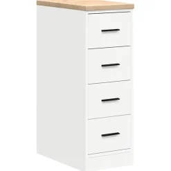 vidaXL Garagekasten 2 st Spaanplaat gerookt eiken