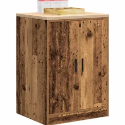 vidaXL Garagekast 60x51x85 cm massief grenenhout oud hout
