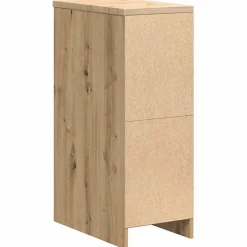 vidaXL Garagekast 30x51x85 cm massief grenenhout artisan eikenkleurig