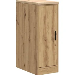 vidaXL Garagekast 30x51x85 cm massief grenenhout artisan eikenkleurig