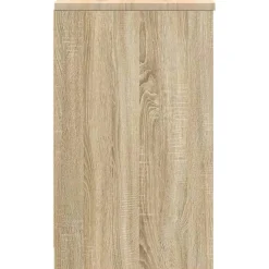 vidaXL Garagekast 30x51x85 cm massief grenenhout sonoma eikenkleurig