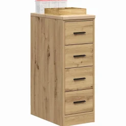 vidaXL Garagekast 60x51x85 cm massief grenenhout zwart