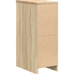 vidaXL Garagekast 30x51x85 cm massief grenenhout sonoma eikenkleurig