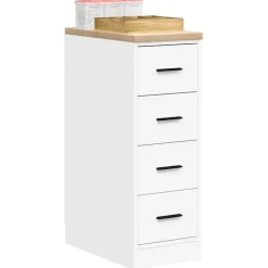 vidaXL Garagekast 30x51x85 cm massief grenenhout sonoma eikenkleurig