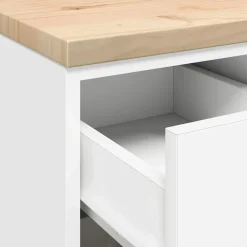vidaXL Garagekast 30x51x85 cm massief grenenhout sonoma eikenkleurig