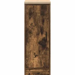 vidaXL Garagekast 30x51x85 cm massief grenenhout gerookt eiken
