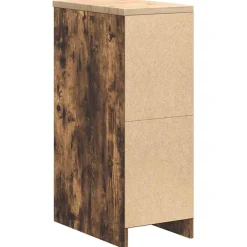 vidaXL Garagekast 30x51x85 cm massief grenenhout gerookt eiken
