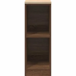 vidaXL Garagekast 30x51x85 cm massief grenenhout bruin eikenkleurig