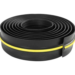 vidaXL Garage Vloerseal Zwart en Geel 12 x 90 mm 1 m PVC