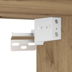 vidaXL Garage wandkast bewerkt hout ambachtelijk eiken