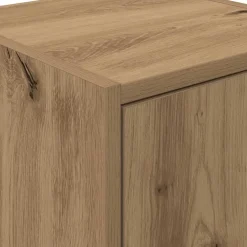 vidaXL Garage wandkast bewerkt hout ambachtelijk eiken