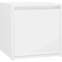 vidaXL Garderobe set bewerkt hout wit