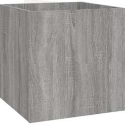 vidaXL Garderobe set bewerkt hout grijs sonoma eikenkleurig