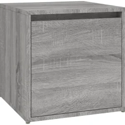 vidaXL Garderobe set bewerkt hout grijs sonoma eikenkleurig